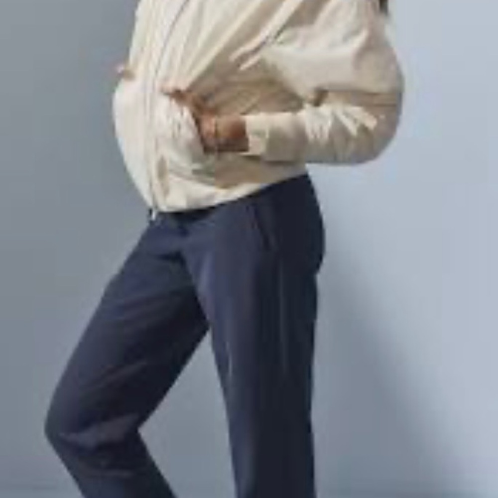 Athleta Cream Bomber Jacket